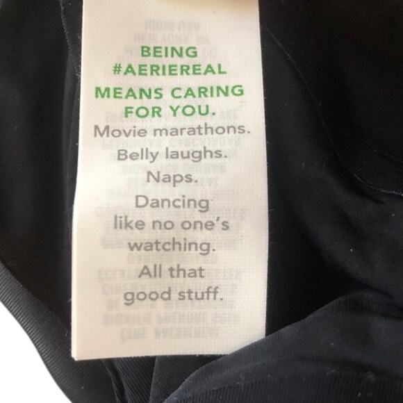 SMOOTHEZ by Aerie Full Coverage Lightly Lined Bra NWT Flexible Wire Black Sz 32B - Picture 7 of 14